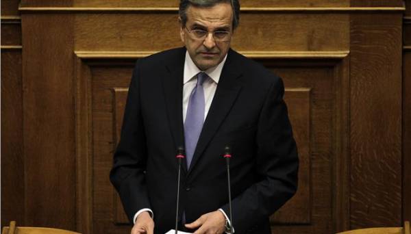 Σαμαράς: Πλέον, θα δανειζόμαστε μόνο για να εξοφλούμε παλαιότερα ομόλογα που λήγουν