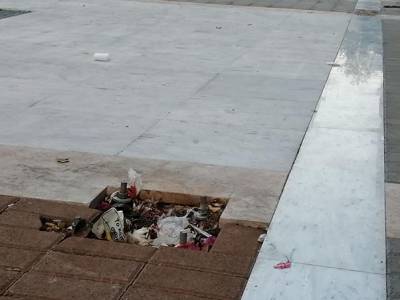 Αυτοσχέδιος κάδος απορριμμάτων