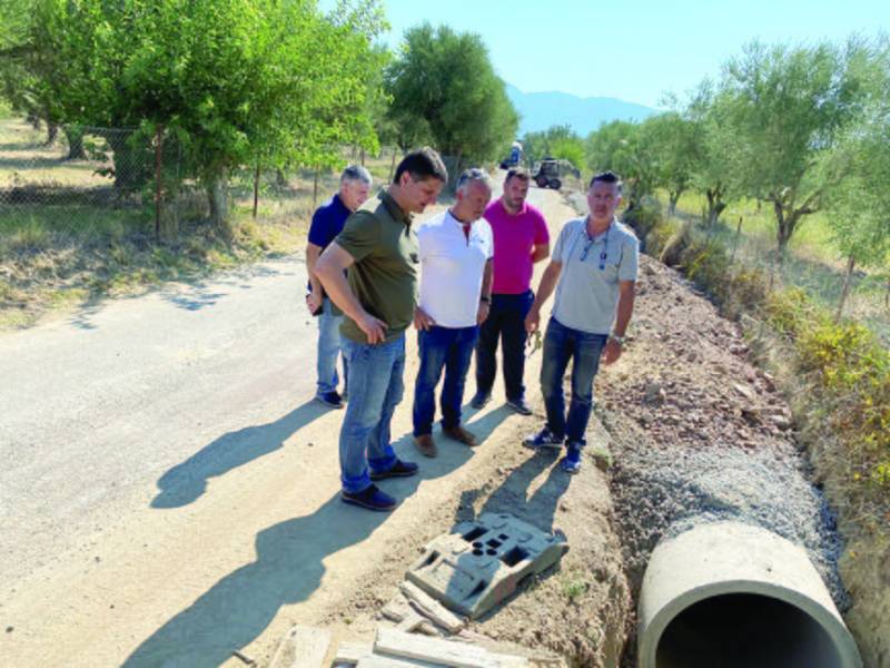 Αυτοψία Αθανασόπουλου σε σημαντικά έργα του Δήμου Μεσσήνης