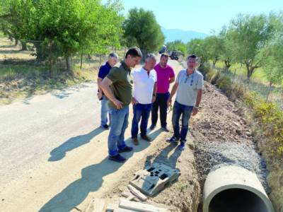 Αυτοψία Αθανασόπουλου σε σημαντικά έργα του Δήμου Μεσσήνης