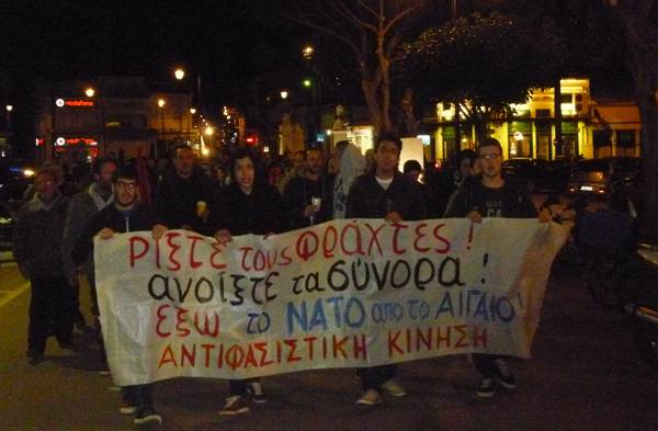 Διαδήλωση υπέρ των προσφύγων στην Καλαμάτα (βίντεο)