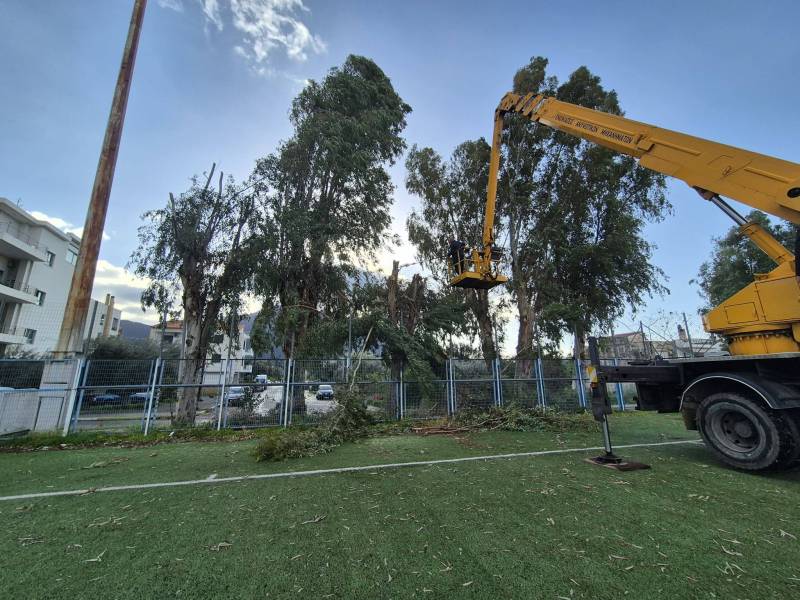 Παρεμβάσεις συντήρησης στο γήπεδο “Π. Μπαχράμης”
