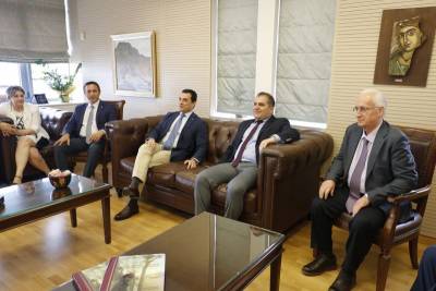 Σκρέκας με Βασιλόπουλο στην Καλαμάτα: Εξέτασαν τρόπους ενίσχυσης του πρωτογενούς τομέα (βίντεο)