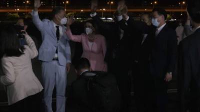 Η Νάνσι Πελόζι έφτασε στην Ταϊβάν