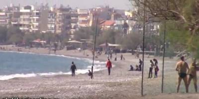 &quot;Μύρισε&quot; καλοκαίρι στην Παραλία της Καλαμάτας (βίντεο)