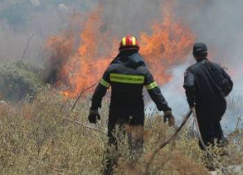 Πυρκαγιά στο Μεταλλείο Κυπαρισσίας