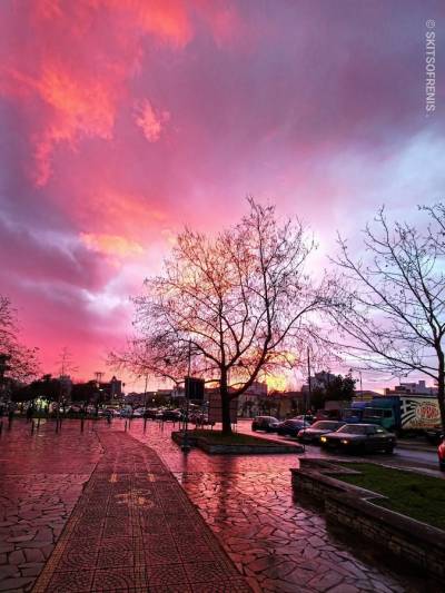 Μάγεψε το ηλιοβασίλεμα