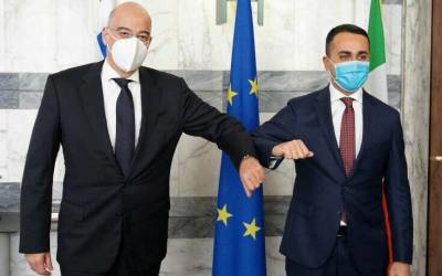 Δένδιας: Θα επιθυμούσαμε ισχυρότερη ιταλική στήριξη στο θέμα των κυρώσεων