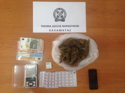 Σύλληψη για χασίς και χάπια στο Χανδρινού