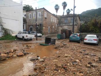Προβλήματα από την κακοκαιρία στις Κιτριές (φωτογραφίες)
