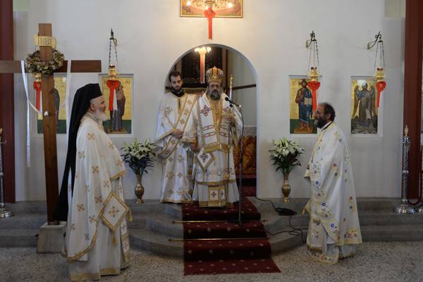 Στην Αγία Αικατερίνη ο μητροπολίτης Μεσσηνίας (φωτογραφίες)