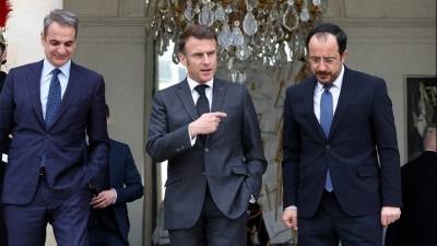 Μητσοτάκης και Χριστοδουλίδης θα επισκεφθούν με ελικόπτερο τη φρεγάτα "Κίμων"