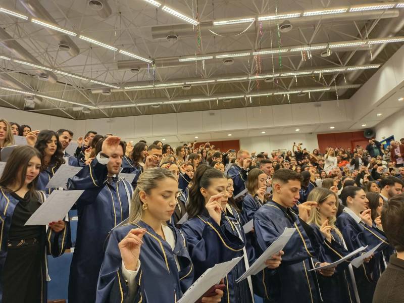 Σε κλίμα συγκίνησης η ορκωμοσία των αποφοίτων Διατροφής και Διαιτολογίας στο Πανεπιστήμιο Πελοποννήσου
