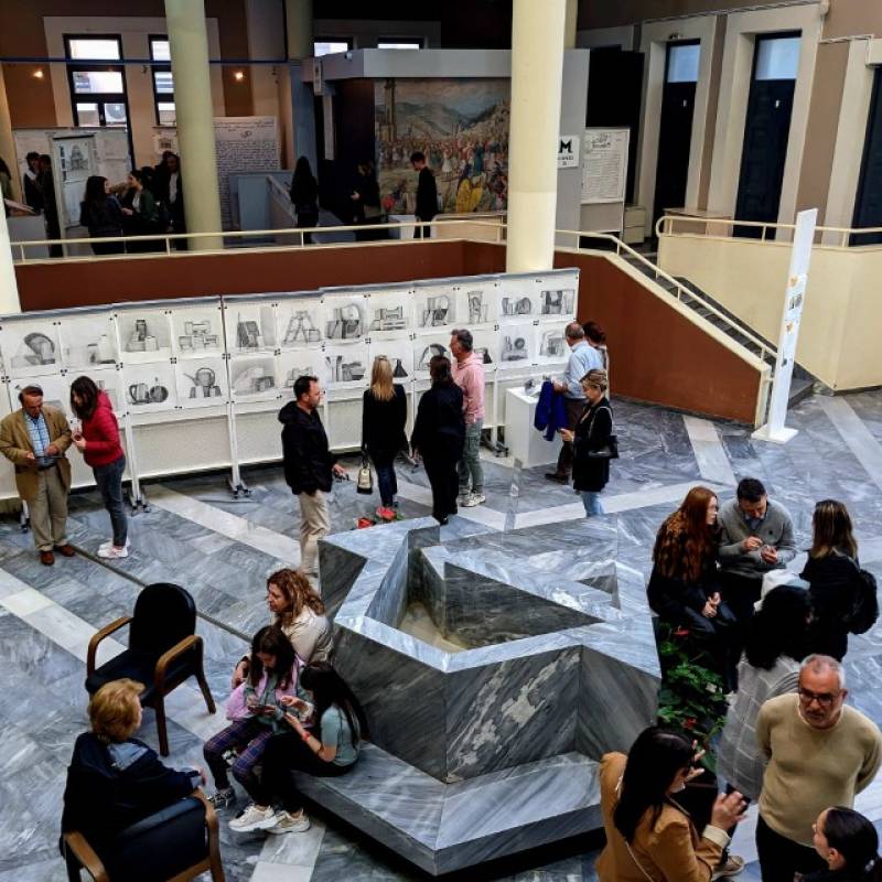 Εγκαινιάζεται η έκθεση του Εργαστηρίου Σχεδίου στο Πνευματικό Κέντρο Καλαμάτας