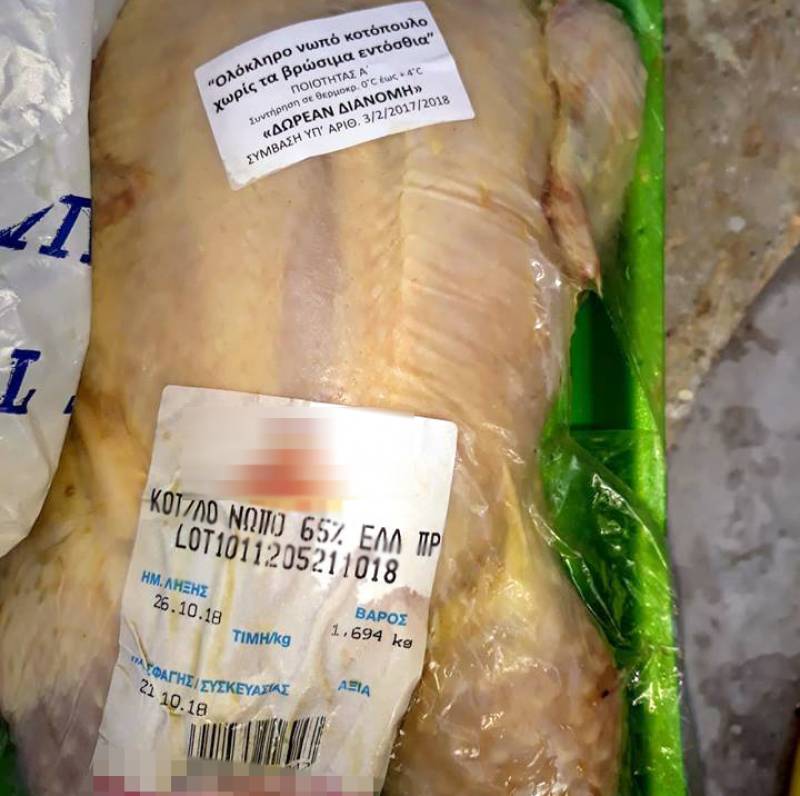 Τριφυλία: Παράπονα για τα κρέατα της επισιτιστικής βοήθειας