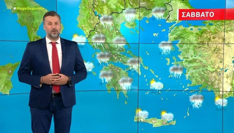 Βροχές και καταιγίδες το Σάββατο - Αναλυτική πρόγνωση (Βίντεο)