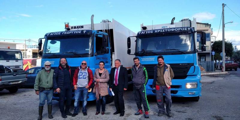 Δύο ακόμη απορριμματοφόρα απέκτησε ο Δήμος Τριφυλίας
