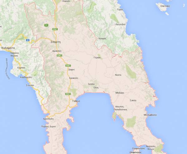 Σε Λακωνία τα μεγαλύτερα ποσοστά για Χρυσή Αυγή και ΠΑΣΟΚ