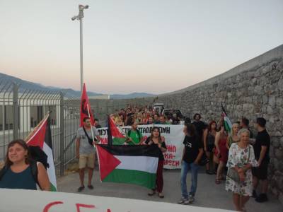 Μεγάλη διαδήλωση στην Καλαμάτα για την Παλαιστίνη (βίντεο)