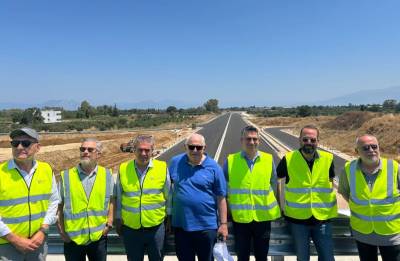 Πατρών - Πύργου: Σε κυκλοφορία έως τέλος Ιουλίου τα πρώτα 65 χλμ.