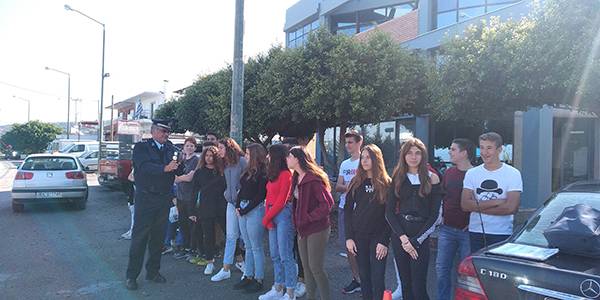 Ενημέρωση μαθητών στην Κυπαρισσία για οδική ασφάλεια