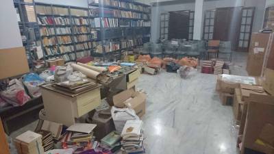 Μιζέρια κι εγκατάλειψη στην Δημοτική Βιβλιοθήκη Μεσσήνης