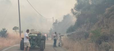 O εθελοντισμός κυρίαρχος στην πυρκαγιά του Αετού - Επαινοι του Δημάρχου Τριφυλίας