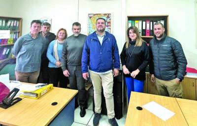 Δήμος Δυτικής Μάνης: Επίσκεψη Χιουρέα στο παλιό δημαρχείο Αβίας