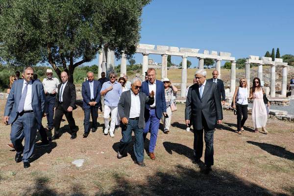 Παυλόπουλος: "Χρέος της Πολιτείας η κατασκευή μουσείου στην Αρχαία Μεσσήνη" (vid/pics)