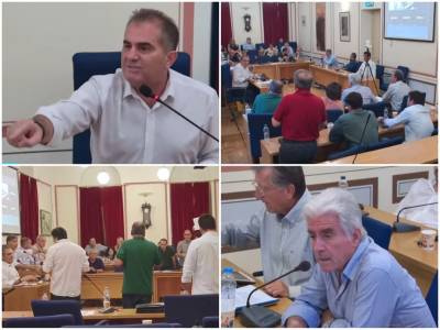 Ενταση και αποχωρήσεις στο Δημοτικό Συμβούλιο Καλαμάτας (βίντεο)