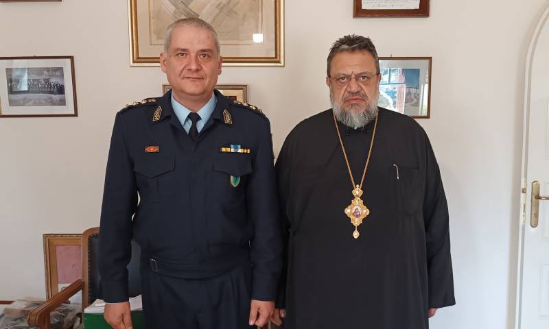 Ο διευθυντής Αστυνομίας Μεσσηνίας στον Μητροπολίτη