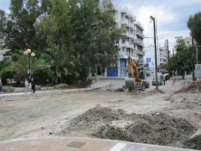 Κλειστή από χθες η οδός Μακεδονίας