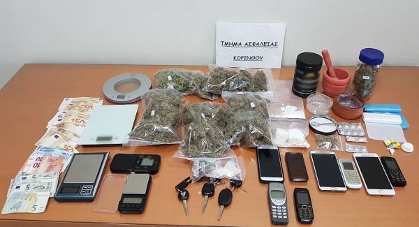 Κοκαΐνη, χασίς κι άλλα ναρκωτικά διακινούσαν δύο σπείρες στην Κορινθία