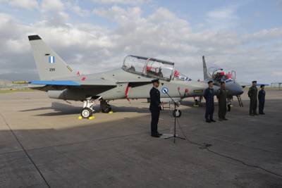 Καλαμάτα: Επίσημη υποδοχή των πρώτων Μ-346 στο Διεθνές Κέντρο Πιλότων (βίντεο-φωτογραφίες)