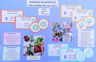 «Μαθαίνω να φροντίζω τον κόσμο που θα ζήσω» από τον βρεφονηπιακό “Ασημάκου”