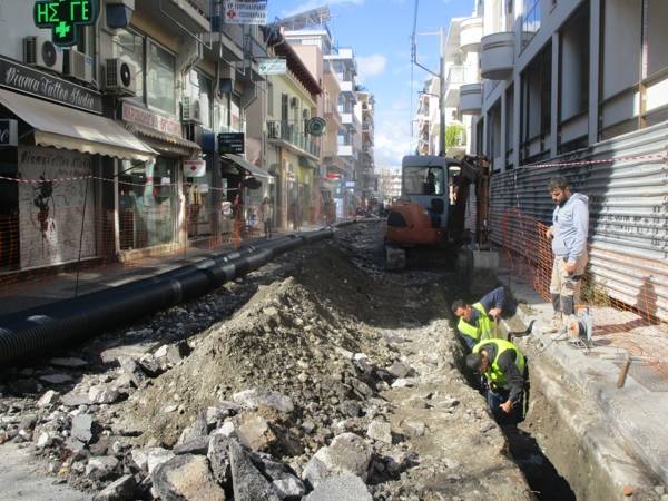 Νέος αγωγός ύδρευσης στην Ιατροπούλου