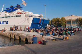 Μυτιλήνη: Έφυγαν όλοι οι πρόσφυγες και οι μετανάστες από το νησί