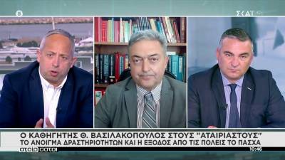 Βασιλακόπουλος: Το Πάσχα να γίνει στις αυλές στο χωριό (Βίντεο)