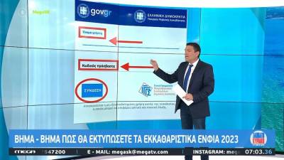 Βήμα - βήμα η εκτύπωση των εκκαθαριστικών ΕΝΦΙΑ