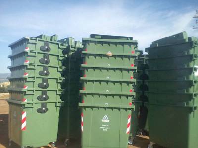 Παρελήφθησαν 110 κάδοι απορριμμάτων στην Τριφυλία