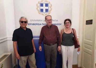 Νίκας με τους εκπροσώπους των Οικολόγων Πρασίνων