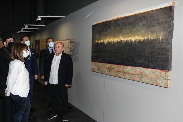 Καλαμάτα: Η Πρόεδρος της Δημοκρατίας εγκαινίασε την έκθεση του Χρ. Μποκόρου (βίντεο-φωτογραφίες)