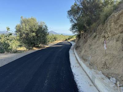 Ασφαλτόστρωση δρόμου Μυρτοποταμιά – 3η  επαρχιακή οδός