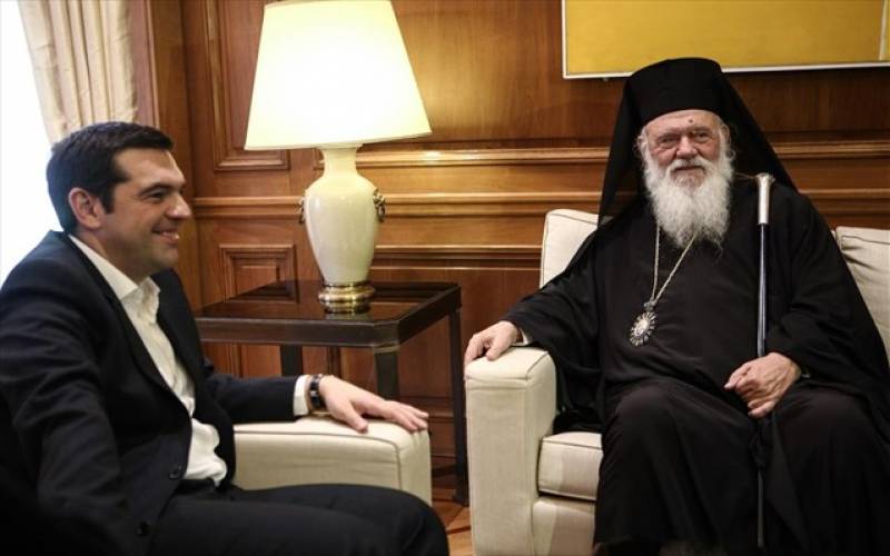 Συνάντηση Τσίπρα - Ιερώνυμου για τα περί «θρησκευτικής ουδετερότητας»