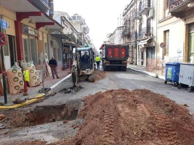 Καλαμάτα: Την Τρίτη θα συνεχιστούν οι εργασίες στη Φαρών