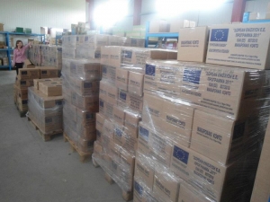 Διανομή τροφίμων στους τρίτεκνους της Μεσσηνίας