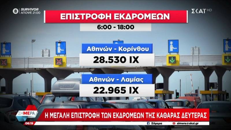 Η μεγάλη επιστροφή των εκδρομέων της Καθαράς Δευτέρας