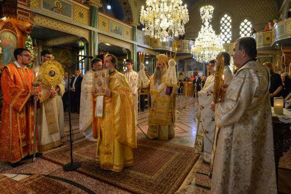 Ο μητροπολίτης Θεόκλητος χοροστάτησε στον Αγιο Γεώργιο Καλαμάτας