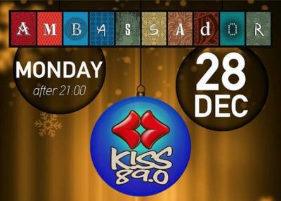 Με πάρτι στο "Ambassador" αποχαιρετάει το 2015 ο Kiss 89