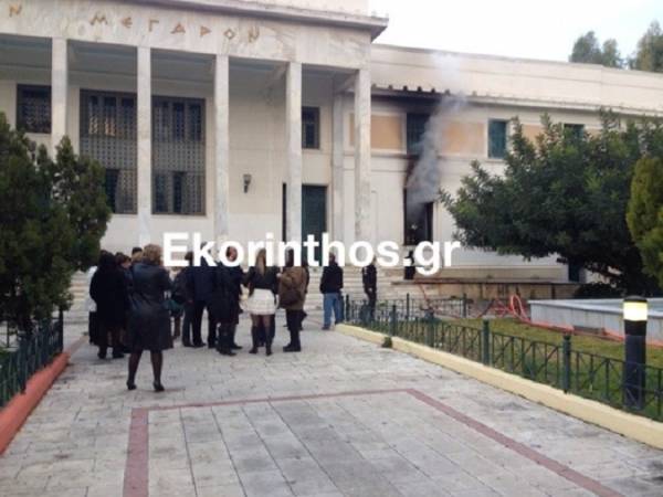 Eκρηξη στο Δικαστικό Μέγαρο Κορίνθου